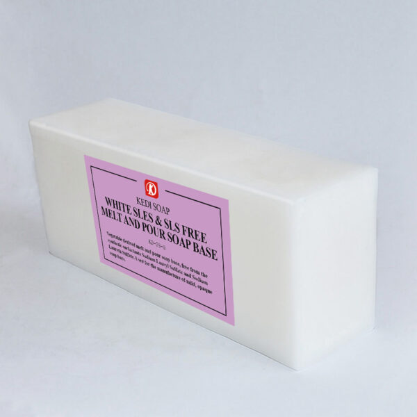 White SLES & SLS Free Melt adn Pour Soap Base